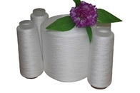 Ruwe witte 100% gesponnen polyestergarens voor het naaien, breien en weven
